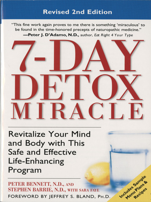Title details for 7-Day Detox Miracle by Peter Bennett, N.D. - Wait list